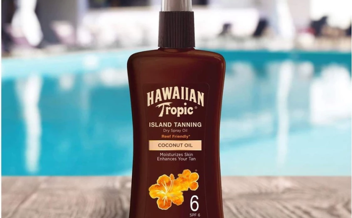 Dầu phơi nắng oil chống nắng Hawaiian Tropic Tanning Oil Pump Spray SPF 6 - SPF 15