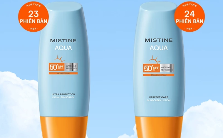 Phiên Bản 2024 Kem chống nắng body MISTINE Kem Dưỡng Ẩm Da Mặt / Toàn Thân UV Shield SPF50 + PA + + + 40ML 60ML 90ML