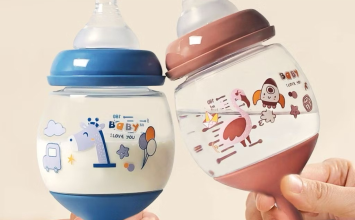 Bình Sữa 180ml + Cốc Mỏ Vịt 150ml Cho Bé | Chống Rò Rỉ | Tập Uống Nước 