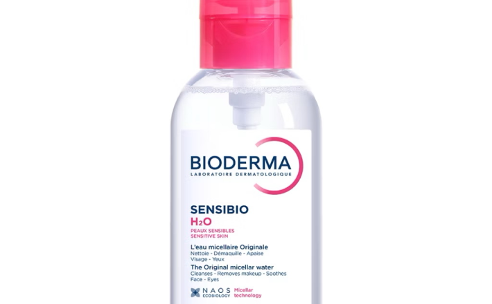 ￼[PHIÊN BẢN NẮP NHẤN] Dung dịch làm sạch và tẩy trang Micellar cho da nhạy cảm Bioderma Sensibio H2O - 500ml 