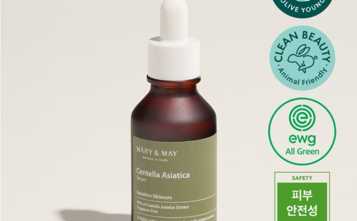 ￼Tinh Chất Làm Dịu Da Mary&May Centella Asiatica Serum 30ml 