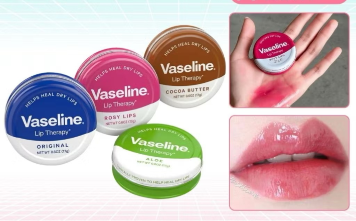 ￼Son Dưỡng Vaseline Dưỡng Hồng Mềm Môi Lip Therapy Hộp Thiếc 20g 
