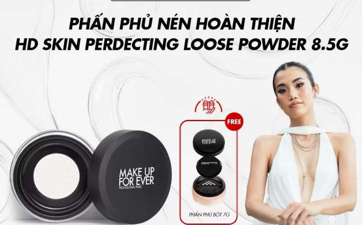 ￼MỚI - Phấn Phủ Dạng Bột Hoàn Thiện HD SKIN Perfecting Loose  Powder 8.5g - MAKE UP FOR EVER 