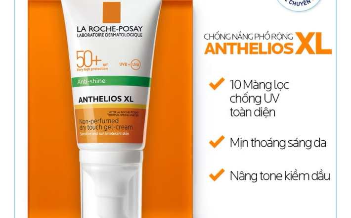 ￼[PHIÊN BẢN NÂNG TONE] Kem chống nắng nâng tone cho da dầu La Roche-Posay Anthelios XL SPF50+ PA++++ 50ml 