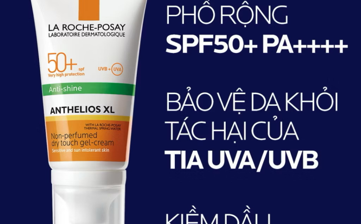 ￼[PHIÊN BẢN NÂNG TONE] Kem chống nắng nâng tone cho da dầu La Roche-Posay Anthelios XL SPF50+ PA++++ 50ml 
