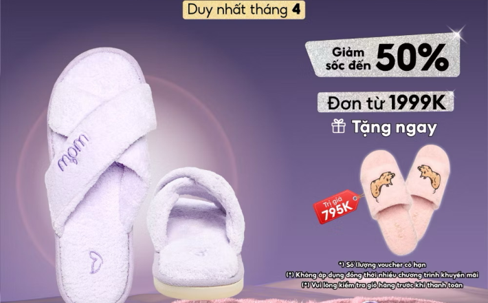 ￼Dép lông mang trong nhà Wow by NDLanNgoc - N0018 