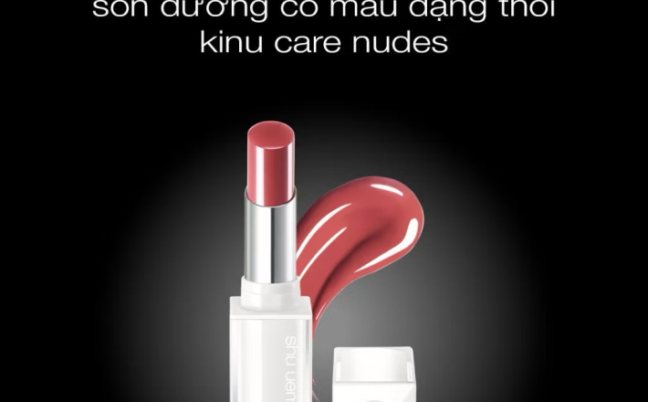 ￼son dưỡng môi có màu dạng thỏi shu uemura kinu care nudes 