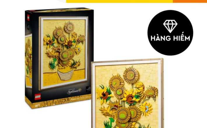 ￼LEGO ART 31215 Đồ Chơi Lắp Ráp Tranh Hoa Hướng Dương Của Vincent Van Gogh  (2615 chi tiết) 