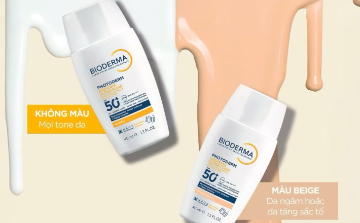 ￼Sữa chống nắng Bioderma phổ rộng ráo mịn, bảo vệ da toàn diện Photoderm XDefense Ultra-fluid SPF50+ 40ml 