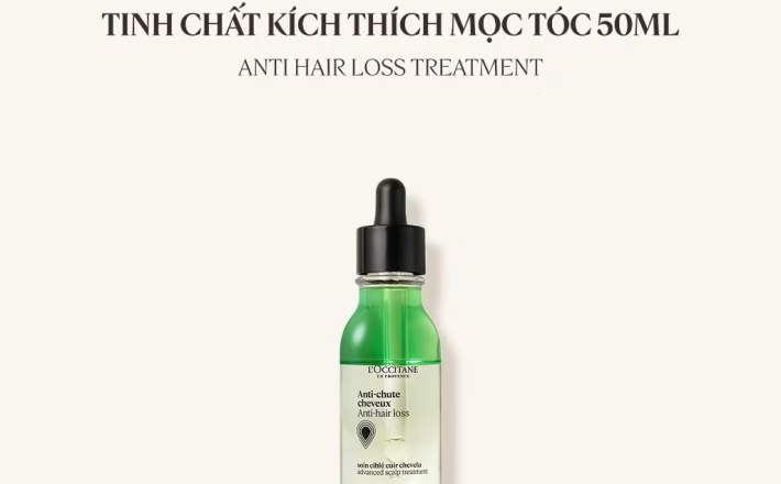 ￼Tinh Chất Kích Thích Mọc Tóc L'Occitane Hair Loss Treatment 50ml 