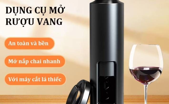 Cliton Dụng Cụ Mở Nắp Chai Rượu Vang Bằng Lá Nhôm An Toàn Và Bền Cho Nhà Bếp Tiệc Cưới 