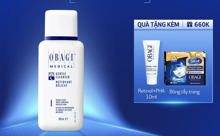 ￼Sữa Rửa Mặt Dịu Nhẹ Obagi Nu-Derm Gentle Cleanser (200ml) 