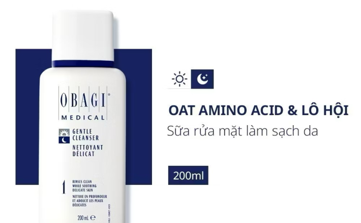 ￼Sữa Rửa Mặt Dịu Nhẹ Obagi Nu-Derm Gentle Cleanser (200ml) 