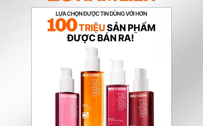 ￼Tinh chất dưỡng tóc mise en scène Perfect Serum 80ml phục hồi hư tổn, suôn mượt, chắc khỏe 