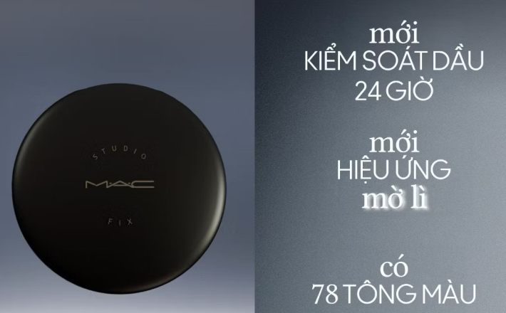 ￼MAC Studio Fix Powder Plus Foundation Lớp nền mịn lì, kiểm soát dầu thừa suốt 24 giờ 