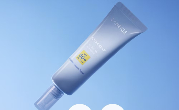 ￼[Phiên bản đặc biệt] LANEIGE x GGAMJA Kem Chống Nắng Laneige Water Bank UV Barrier Sunscreen 50ml 