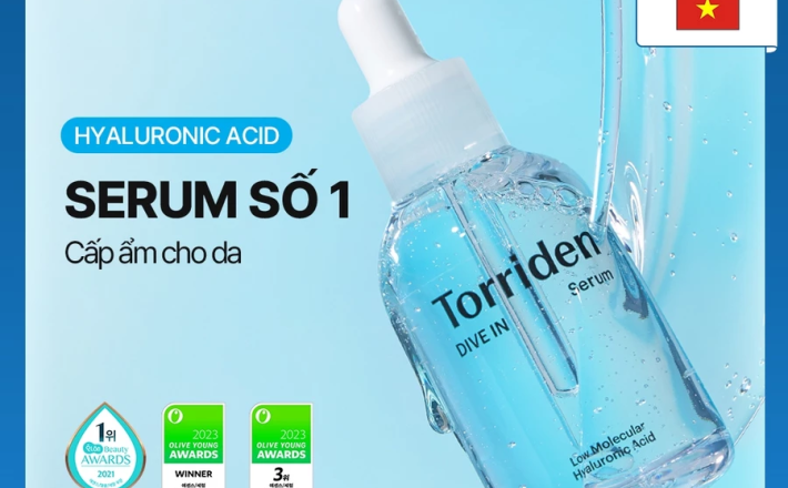 [Torriden Chính hãng] Serum DIVE IN chứa Hyaluronic Acid, 50ml, 50ml+50ml, Serum