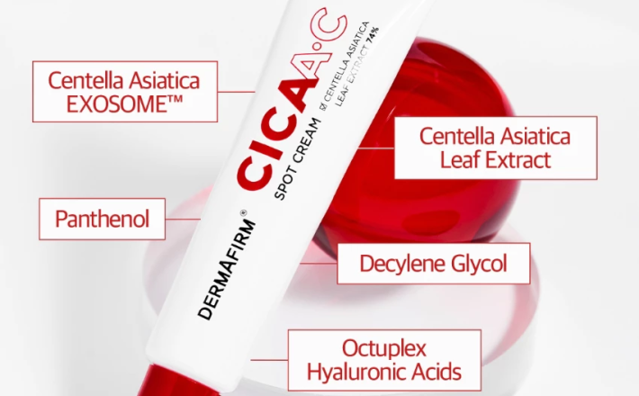 DERMAFIRM Kem trị mụn CICAA.C Trouble Spot Cream 15g