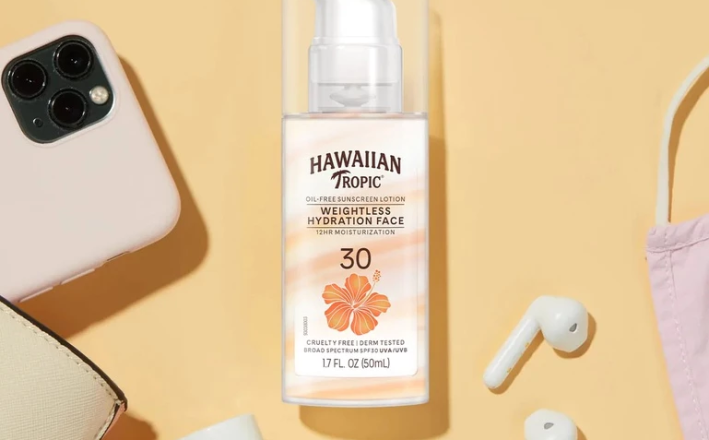 Kem chống nắng mặt Hawaiian Tropic Weightless Hydration Lotion for Face sunscreen SPF 30