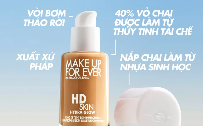 HD SKIN HYDRAGLOW FOUNDATION 30ML - MAKE UP FOR EVER