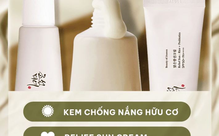 Kem chống nắng hữu cơ Beauy of Joseon Relief Sun Cream cho mọi loại da SPF50+ PA++++ 50ml