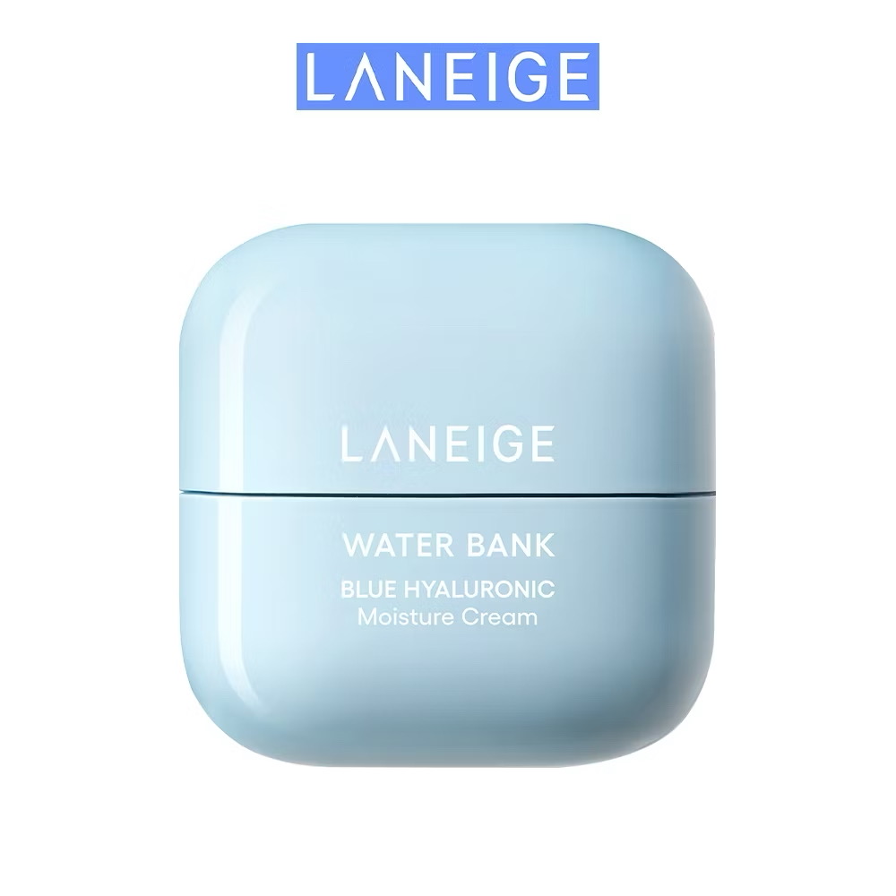 ￼Kem Dưỡng Ẩm Sâu 100H Laneige Water Bank Blue Hyaluronic Moisture Cream 50ml (Da Thường và Da Khô) 