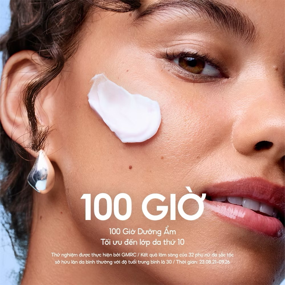 ￼Kem Dưỡng Ẩm Sâu 100H Laneige Water Bank Blue Hyaluronic Moisture Cream 50ml (Da Thường và Da Khô) 