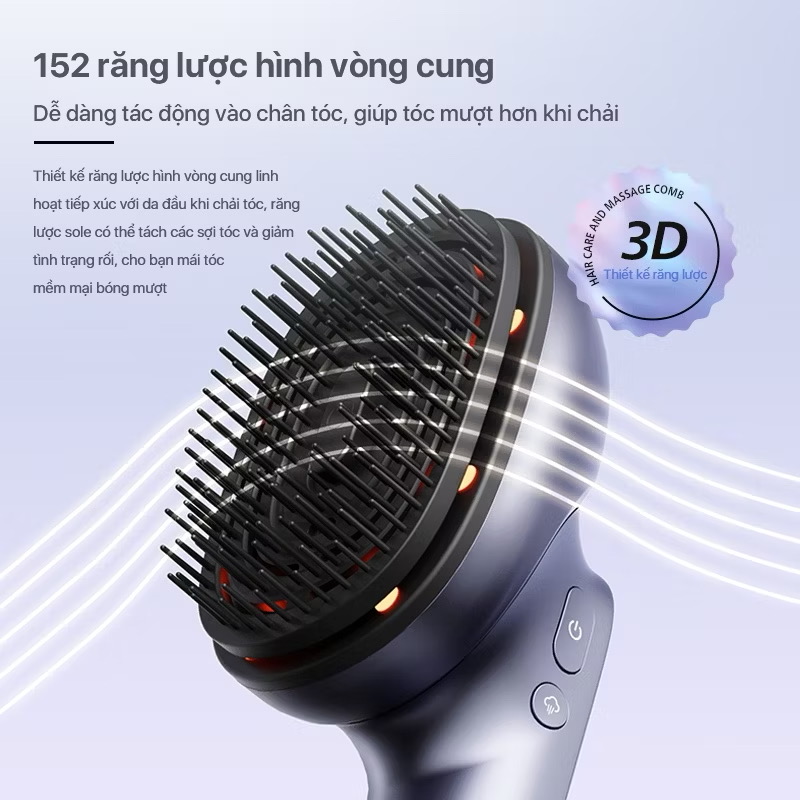 ￼Lược Điện Massage Da Đầu PHILIPS 1511-massage giảm căng thẳng và kích thích tuần hoàn máu,tinh dầu dưỡng ẩm chăm sóc tóc 