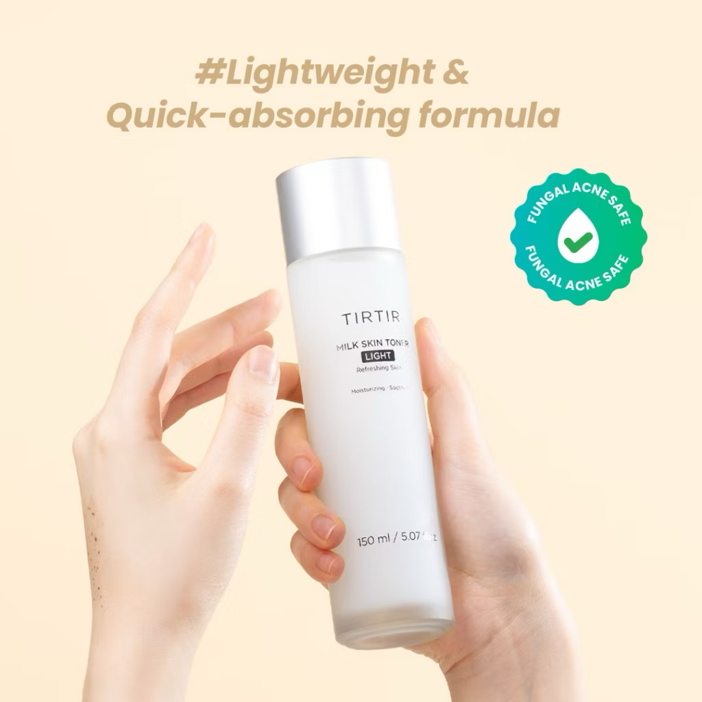 ￼[TIRTIR] Nước Hoa Hồng Milk Toner LIGHT Dưỡng Ẩm Nhẹ Nhàng 150ml / 50ml / 20ml - Bản LIGHT 