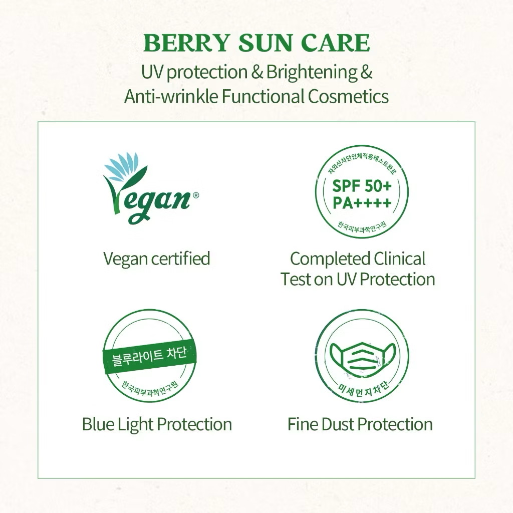 ￼[SKINFOOD Official] Kem chống nắng vật lý Berry Soothing Physical Sunscreen 50ml SPF 50+ PA++++ / Giúp da trắng sáng rạng rỡ / Kem chống nắng siêu dịu nhẹ không gây kích ứng / Bảo vệ da khỏi tia UV và bụi mịn