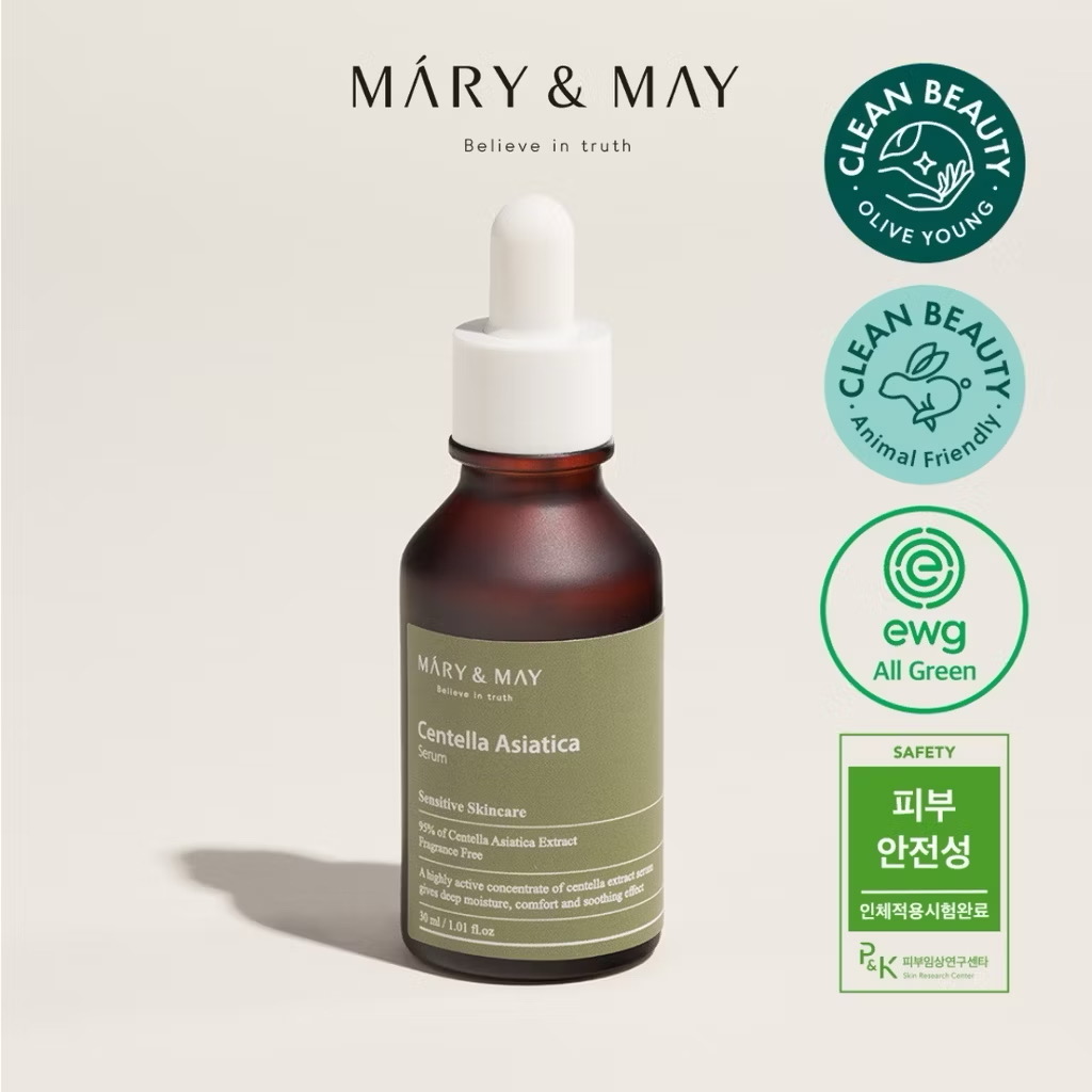 ￼Tinh Chất Làm Dịu Da Mary&May Centella Asiatica Serum 30ml 