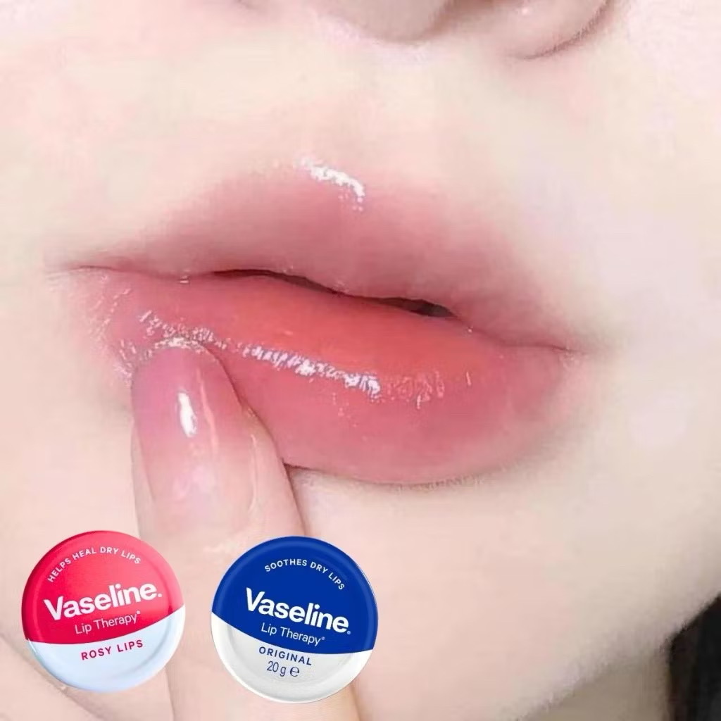 ￼Son Dưỡng Vaseline Dưỡng Hồng Mềm Môi Lip Therapy Hộp Thiếc 20g 