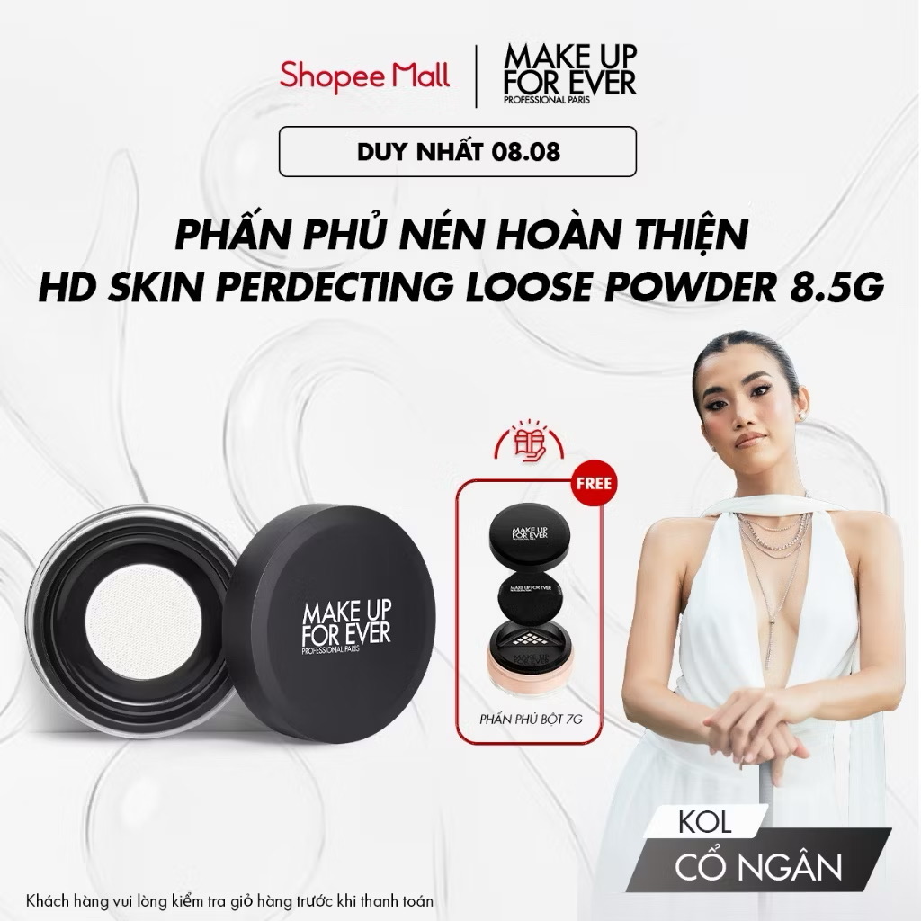 ￼MỚI - Phấn Phủ Dạng Bột Hoàn Thiện HD SKIN Perfecting Loose  Powder 8.5g - MAKE UP FOR EVER 