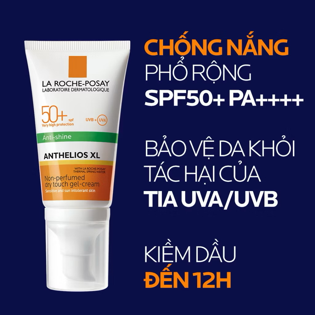 ￼[PHIÊN BẢN NÂNG TONE] Kem chống nắng nâng tone cho da dầu La Roche-Posay Anthelios XL SPF50+ PA++++ 50ml 