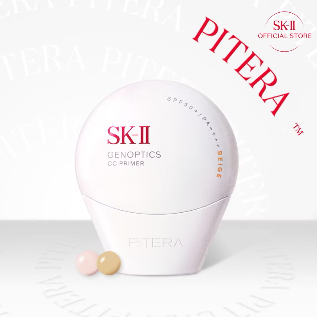 ￼Kem Lót Chống Nắng Làm Đều Màu Da SK-II GenOptics CC Primer SPF50+ PA++++ (Beige/Rosy) - 30g 