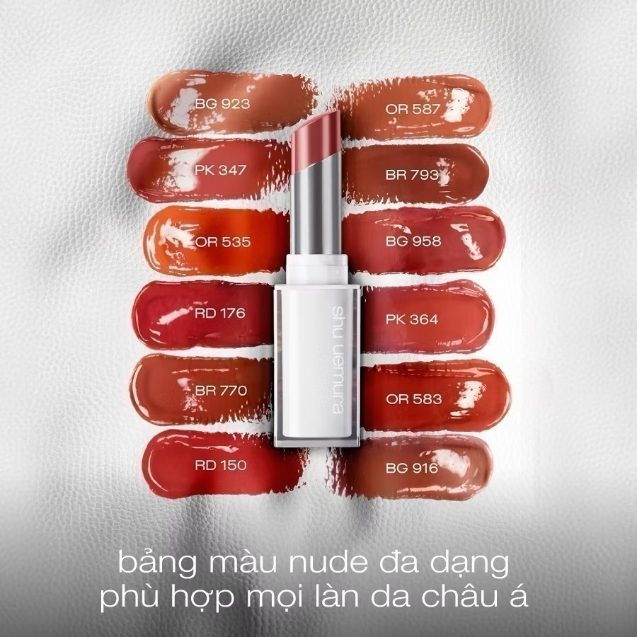 ￼son dưỡng môi có màu dạng thỏi shu uemura kinu care nudes 