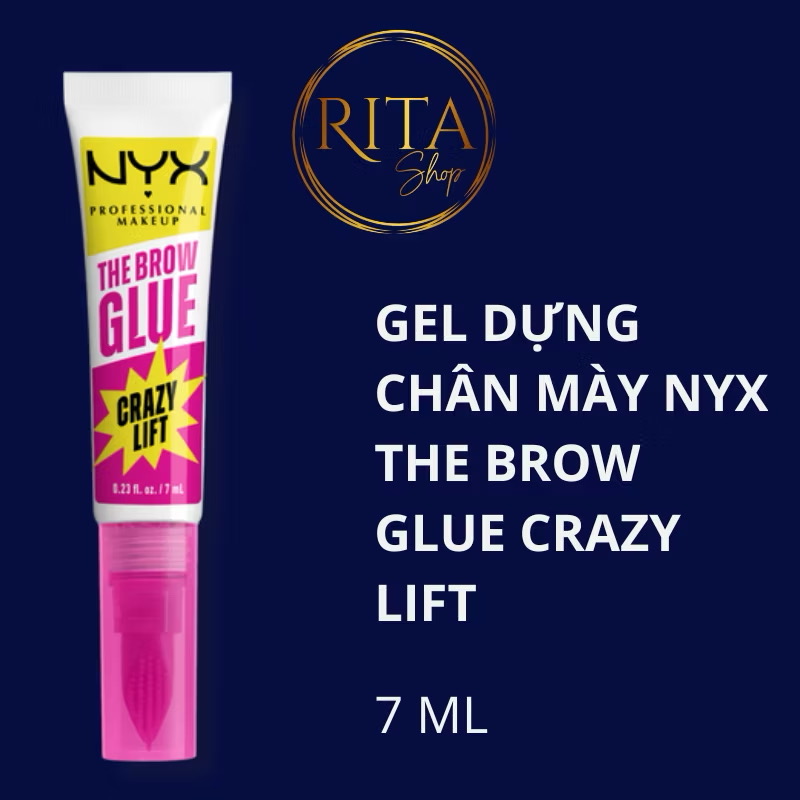 ￼Gel dựng chân mày NYX The Brow Glue Crazy Lift Brow Lamination 