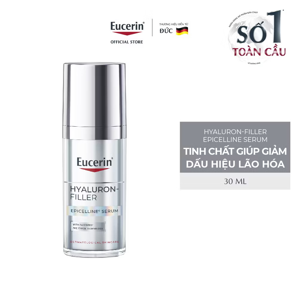 ￼Tinh chất giúp giảm dấu hiệu lão hóa Eucerin Hyaluron-Filler Epicelline Serum 30ml 