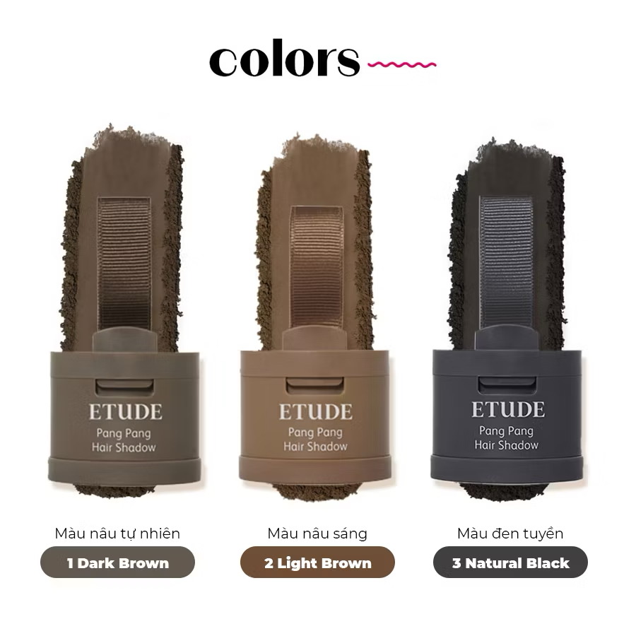 ￼Phấn Phủ Che Khuyết Điểm Tóc ETUDE Pang Pang Hair Shadow 3 màu, 3.5g 