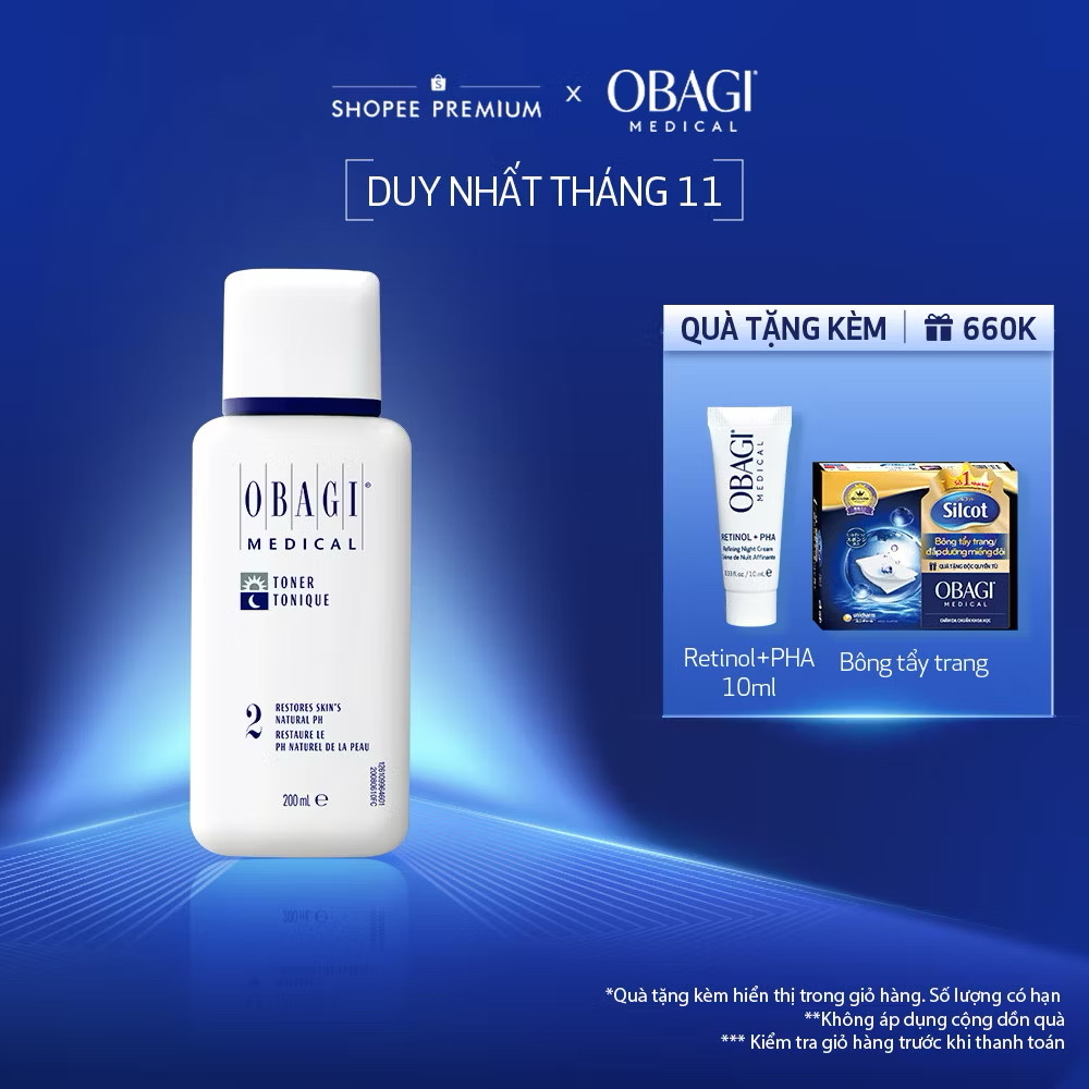 ￼Dung dịch cân bằng da Obagi Nu-Derm Toner 200ml 