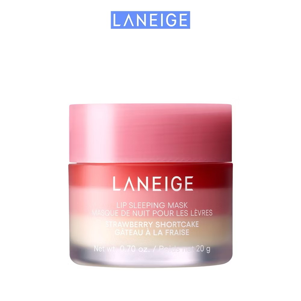 ￼Mặt Nạ Môi LANEIGE Lip Sleeping Mask Strawberry Shortcake 20G 