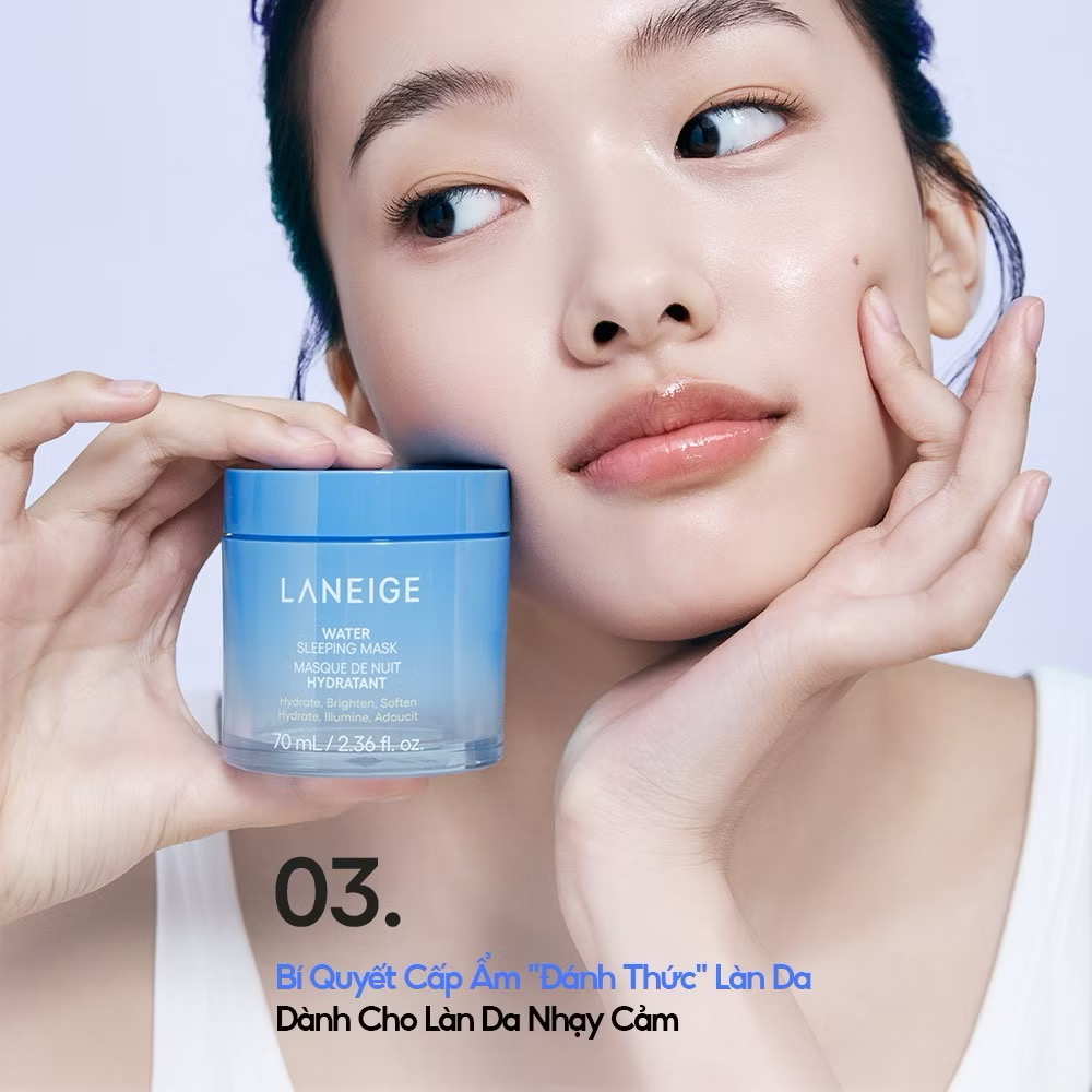 ￼[PHIÊN BẢN CẢI TIẾN] Mặt Nạ Ngủ Laneige Water Sleeping Mask AD 70ml Dưỡng Ẩm Bảo Vệ Da 