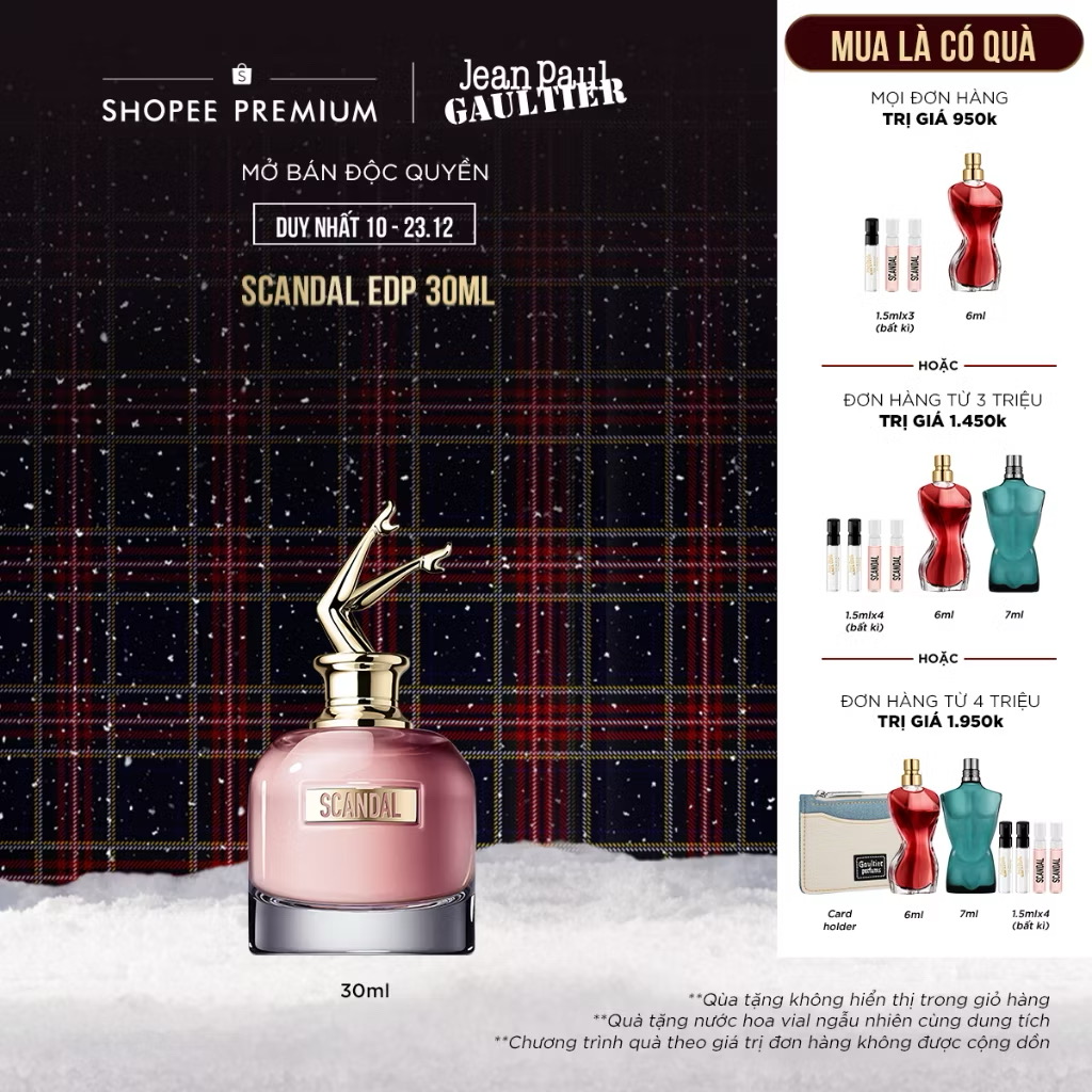 ￼Nước hoa Jean Paul Gaultier Scandal Eau de Parfum 30ML 