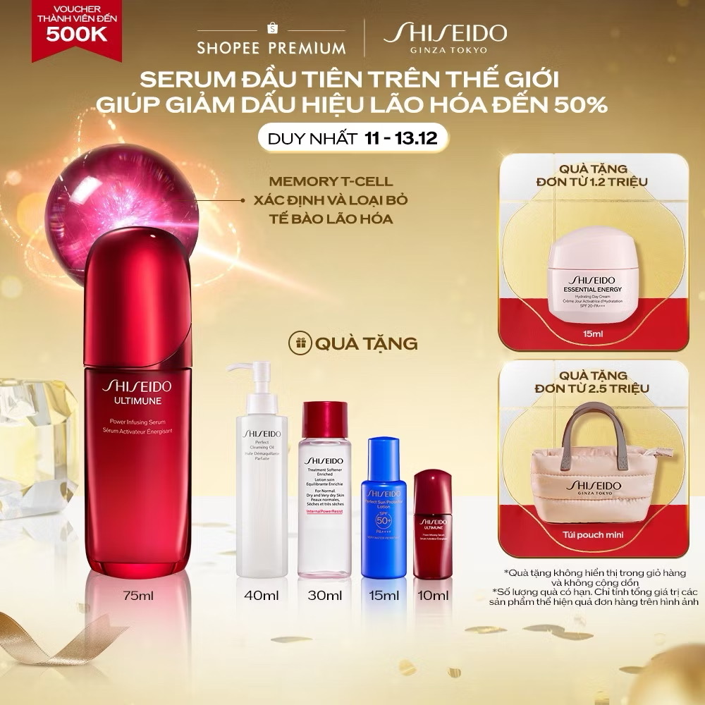 ￼Tinh chất dưỡng da Shiseido Ultimune Power Infusing 4.0 Serum 75ml 