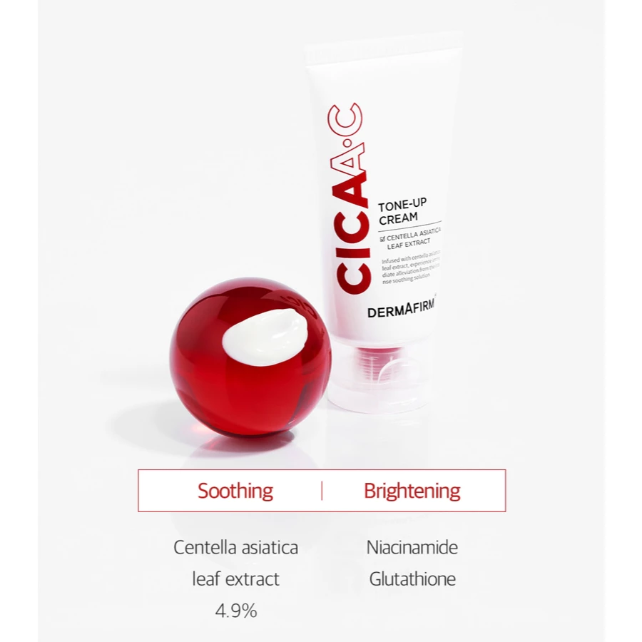 DERMAFIRM Kem nâng tông da CICA A.C Tone Up Cream 50ml