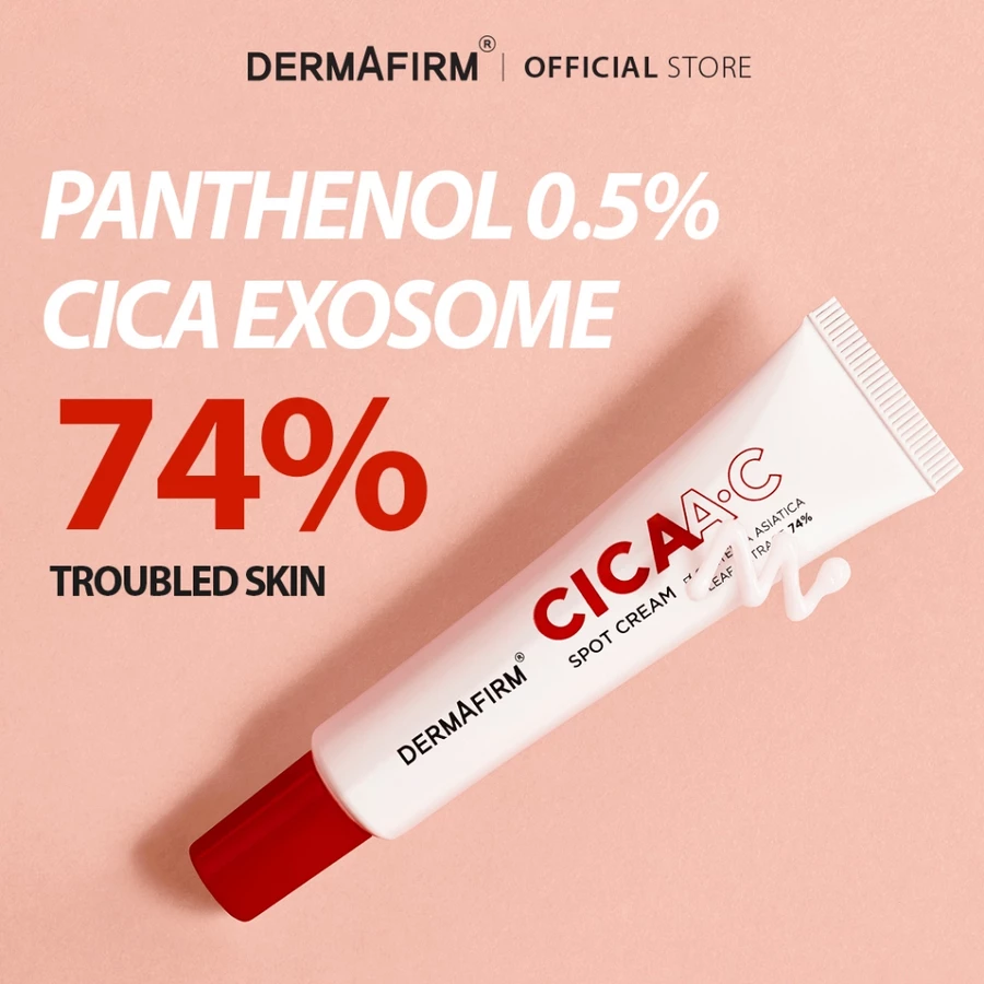 DERMAFIRM Kem trị mụn CICAA.C Trouble Spot Cream 15g