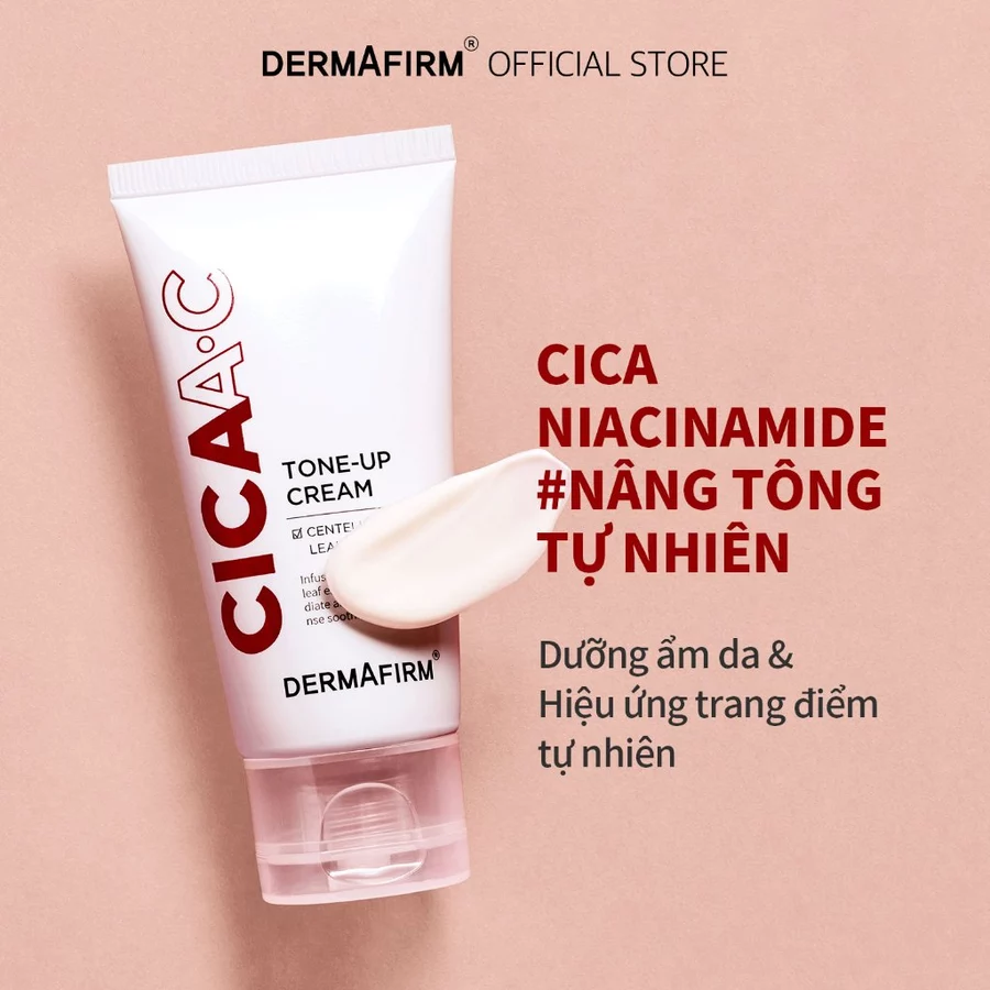 DERMAFIRM Kem nâng tông da CICA A.C Tone Up Cream 50ml