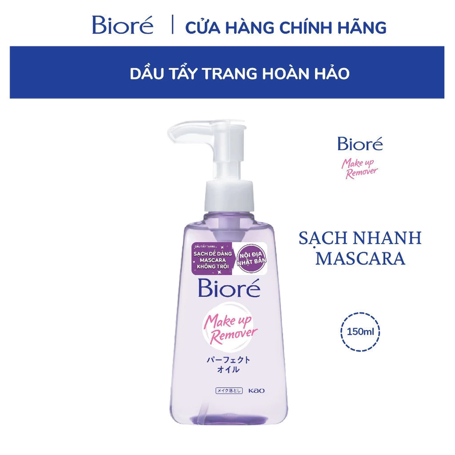 Dầu Tẩy Trang Biore Make Up Remover Perfect Oil 150ml