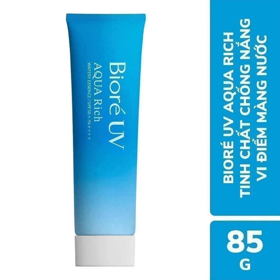 Essence Chống Nắng Màng Nước Dưỡng Ẩm Biore UV Aqua Rich Watery Essence SPF50+/PA++++ 85G