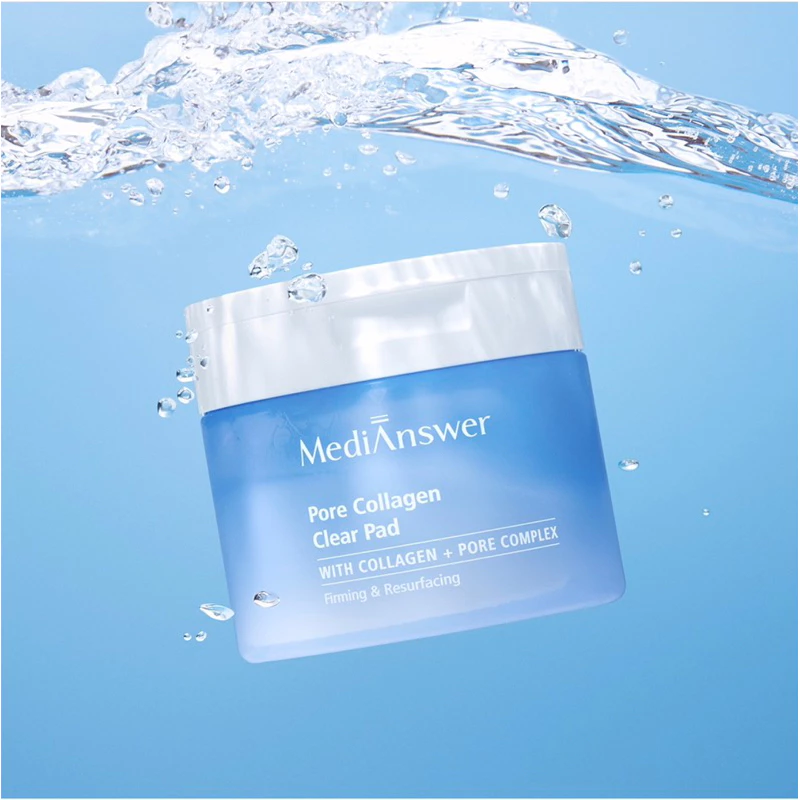 Bông Toner pad MEDIANSWER Pore Collagen Clear Pad 80 miếng 120ml